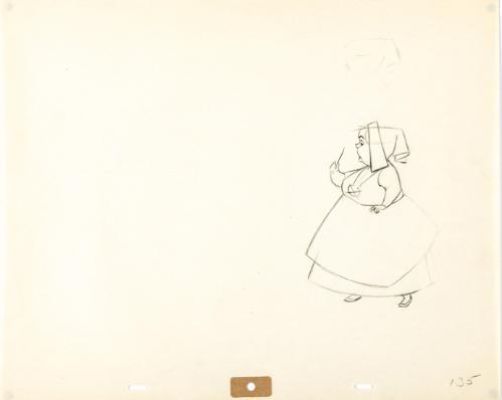Studio Disney - Animation | La Belle au bois dormant, Merryweather in Peasant Dress, dessin d’animation, 1959 | Galerie 9ème Art
