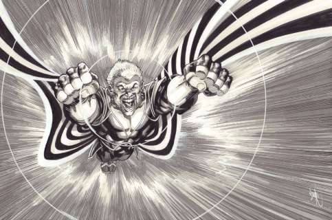 Nathan Stockman - Banshee From the X-Men Commission - Signed