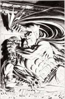 Mike Zeck Batman #420 Recreation Cover Original Art (Year).... | Heritage