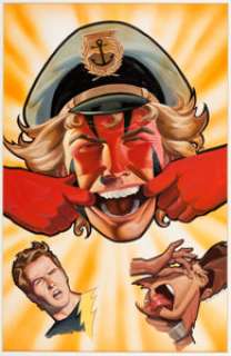  - Steve Rude Nexus #45 Cover Painting The Badger and Judah Maccabee Original Art (First, 1988)....