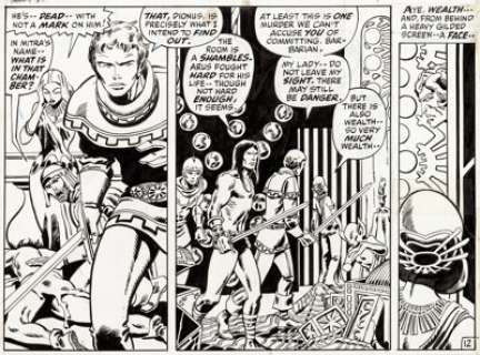 Barry Smith Conan the Barbarian #7 Story Page 12 Original Art (Marvel, 1971).... | Heritage