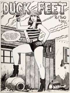 Gilbert Hernandez Love and Rockets #18 Splash Page 1 Original Art (Fantagraphics, 1986).... | Heritage
