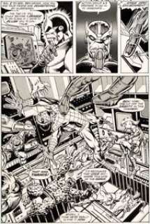 Jim Starlin and Joe Rubinstein Marvel Two-In-One Annual #2 Page 18 Original Art (Marvel, 1977).... | Heritage