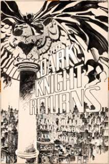  - Frank Miller Batman: The Dark Knight Returns #1 Unused Splash Page 1 Original Art (DC, 1986)....