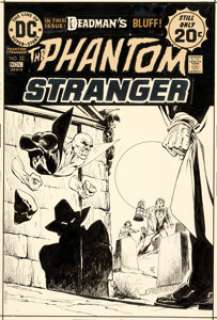 Jim Aparo Phantom Stranger #33 Cover Deadman Original Art (DC, 1974).... (Total: 2 Items)