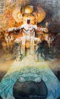 Bill Sienkiewicz Moon Knight #1 Retailer Incentive Variant Cover Painting Original Art (2014)....