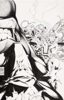 Adam Kubert and John Dell Wolverine #99 Cover Original Art (Marvel Comics, 1996)....