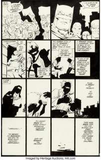 Frank Miller and Klaus Janson Batman: The Dark Knight Returns #4 Story Page 24 Original Art (DC, 1986)....