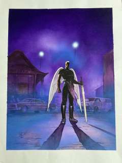 Reculé, Henri | Reculé, Henri - Dessin original couleur - Couverture - Les Immortels T1 - Le Tombeau de l’Ange - (2000) | Catawiki