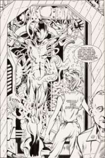 Bill Willingham and Rich Rankin Elementals #7 Splash Page 26 Original Art (Comico, 1986). Art pages from -