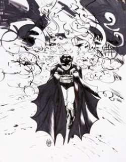 Paul Pope The Batman Chronicles #11 Cover Original Art Cover (DC Comics, 1998). Paul Pope‘s high-octane -