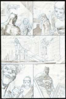 Giuseppe Camuncoli and Jim Lee Batman Europa #1 Story Page 28 Original Art (DC Comics, 2016)....
