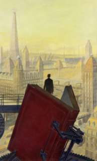 François Schuiten Jules Verne, Paris au XXeme Siècle Couverture Originale (Editions Hachette, 1994).... | Heritage