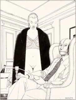 Moebius and Alejandro Jodorowsky - Griffes D‘Anges Illustration Originale (Les Humanoïdes Associés, 1994). Moebius and Alejandro Jodorowsky Griffes D‘Anges Illustration Original Art (Les Humanoïdes Associés, 1994).