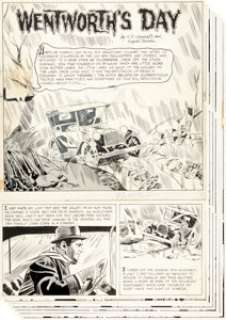 Russ Jones and Frank Bolle Eerie #13 Complete 9-Page Story "Wentworth‘s Day" Original Art (Warren, -