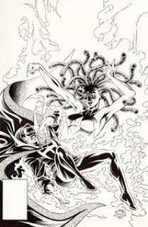Chris Warner and Terry Austin - Doctor Strange #76 Cover Original Art (Marvel, 1986).
