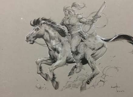 Martino, Stefano - Martino, Stefano - Dessin original - Les Chroniques d‘Atlantide - Eoden - (2022)