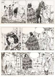 Milo Manara | El Gaucho Story Planche 10 (Casterman, 1995). Milo Manara El Gaucho Story Page 10 Original Art (Casterman, 1995). | Heritage