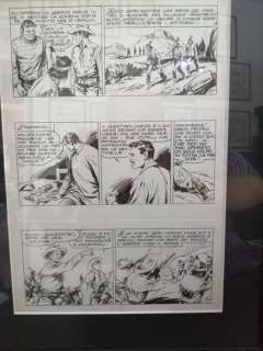 Galleppini, Aurelio | Galleppini, Aurelio - tavola originale - Tex n.35 “Una carta rischiosa” - (1963) | Catawiki