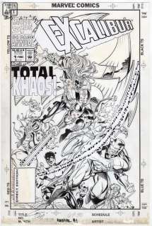 Chris Marrinan - Excalibur Annual 1 Cover