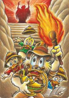 Joan Vizcarra | Scrooge McDuck and Nephews - DuckTales the Movie: Treasure of the Lost Lamp (1990) - Original Drawing - 46 x 32 cm - Joan Vizcarra - Pencil Art - Original Artwork | Catawiki