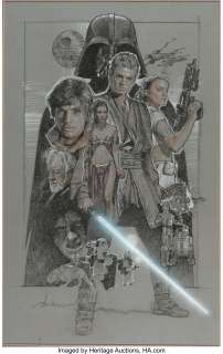 Drew Struzan - Star Wars Illustration Original Art (c. 2000s)....
