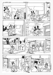 Herman Roozen Art, Ignasi Calvet Estéban | Uncle Scrooge H-2020-028 - Bezorg(d/t) - 1 inked page plus 7 prelims - (2020) | Catawiki