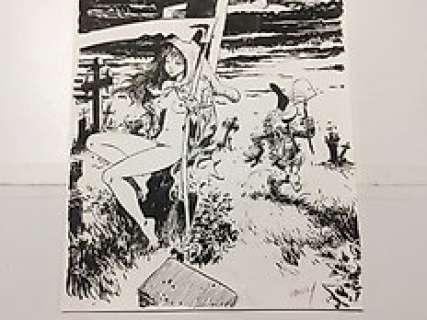 M. Hardy | Hardy, Marc - Dessin original Pierre Tombal - Pierre et la mort - Dessin pour ’L’irrévérence X’ - (2019) | Catawiki