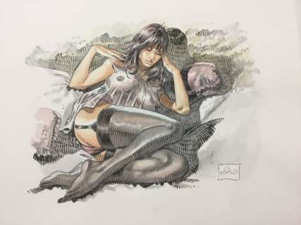 Eon | Eon - Dessin original - Druuna - Au commencement - (2022) | Catawiki