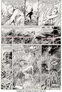 Smith, Barry | Barry Smith and Terry Austin The Uncanny X-Men #186 Story Page 35 Original Art (Marvel, 1984).... | Heritage