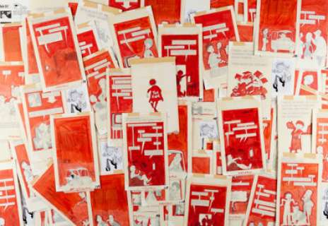 Coker Jr., Paul - Paul Coker Jr. MAD Book of Revenge (or How To Torment Your Tormentors) Near Complete Book Original Art Group of 18... (Total: 185 Items)