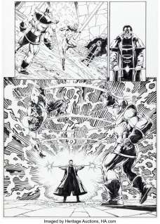 Starlin, Jim | Jim Starlin and Al Milgrom Captain Marvel #17 Story Page 14 Original Art (Marvel, 2001).... | Heritage