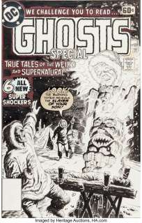 Dominguez, Luis - Luis Dominguez DC Special Series #7 "Ghosts" Cover Original Art (DC, 1977)....