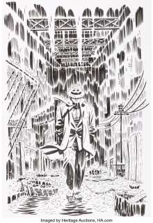Cooke, Darwyn - Darwyn Cooke The Spirit #2 Cover Original Art (DC, 2009)....