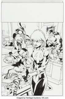 Pacheco, Carlos | Carlos Pacheco and Bob Wiacek Fantastic Four #416 Splash Page Original Art (Marvel, 1996).... | Heritage