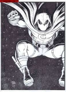 Arthur Adams | Moon Knight # 5 Cover Issue 05 Page Cover | Kwan Chang