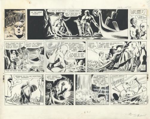 Sy Barry | The Phantom, Sunday page du 18 janvier 1970 | Galerie 9ème Art
