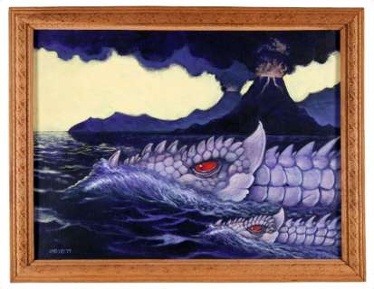 MARK ROGERS "MOTHER & CHILD" DRAGON ORIGINAL PAINTING. | Hake’s