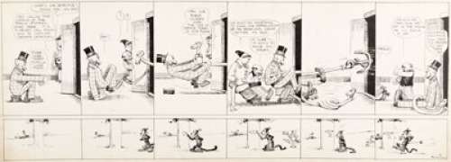 Herriman, George | George Herriman The Family Upstairs/Krazy Kat Daily Comic Strip Original Art (New York Evening Journal... | Heritage