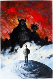 Hampton, Scott - Scott Hampton American Gods: Shadows #1 Variant Cover Original Art (Dark Horse, 2017)....