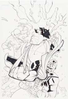 Ottley, Ryan - Ryan Ottley Invincible #47 Cover Original Art (Image, 2007)....