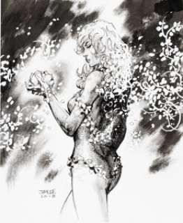 Lee, Jim - Jim Lee - Poison Ivy Illustration Original Art (2018)....