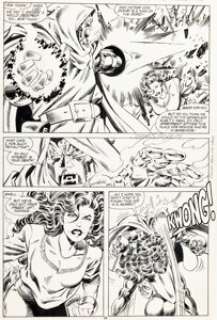 Byrne, John - John Byrne Marvel Comics Presents #18 Story Page 4 She-Hulk and Dr. Doom Original Art (Marvel, 1989)....