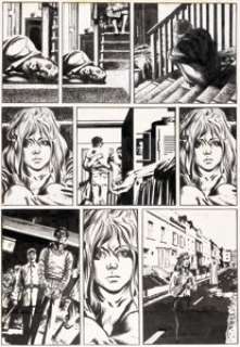 Lloyd, David - David Lloyd Warrior #22 "V For Vendetta" Story Page 1 Original Art (Quality Communications, 1982)....