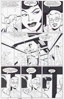 Timm, Bruce - Bruce Timm The Batman Adventures: Mad Love, Story Page 21 Original Art (DC, 1994). ...