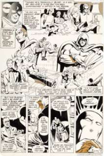 Gonzales, Adrian - Adrian Gonzales and Jerry Ordway All-Star Squadron #7 Story Page 9 Original Art (DC, 1982)....