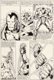 Bingham, Jerry - Jerry Bingham and Bob Layton Iron Man #132 Story Page 26 Original Art (Marvel, 1979)....