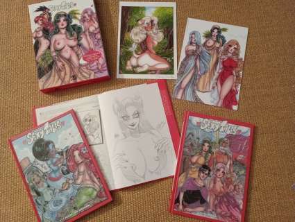 Elena Mirulla | Elena Mirulla - Sexy Tales +dedica + 2 litografie firmate e contenitore ed. Lim. - Cartonné - EO - (2019/2021) | Catawiki