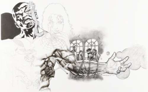 Brian Stelfreeze - Final Crisis Aftermath: Ink #1-6 Cover Illustration Original Art (DC, 2009)....