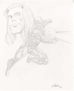 Mike Leeke - Valiant - X-0 Manowar Aric of Dacia Original Comic Art